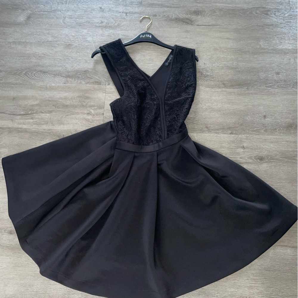 Dynamite Black Backless Dress